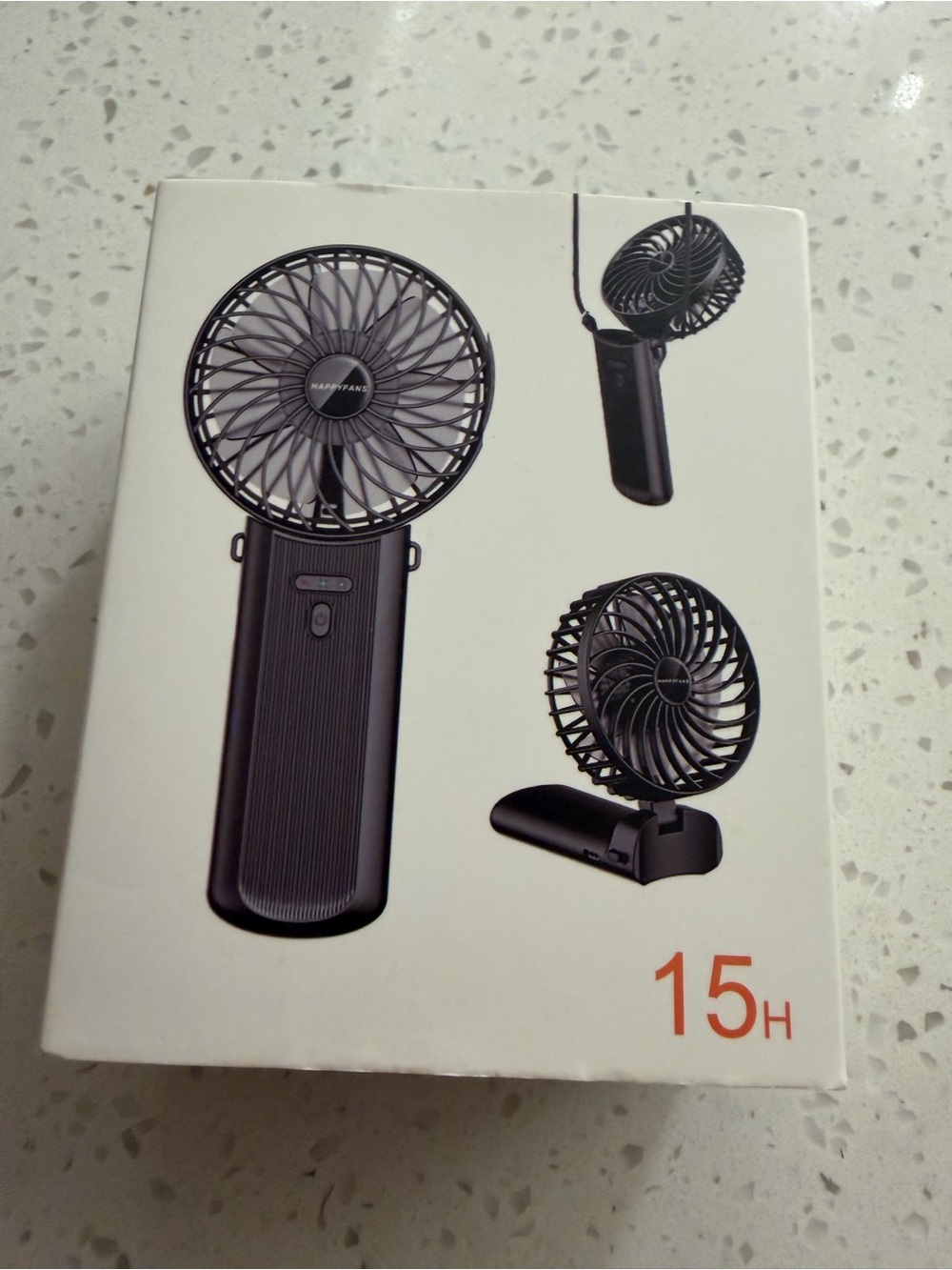 Portable Baby Blue Handheld Rechargeable Fan –